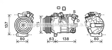 AVA QUALITY COOLING rtk630 -  Компрессор, кондиционер